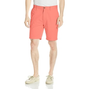 Nautica Men’s Cotton Twill Flat Front Chino Short(Pale Coral)