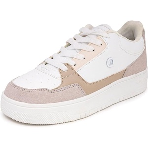 Nautica Platform Sneakers for Womens Fashion Trendy Shoes White Casual Sneaker Thick Sole Everyday Walking Shoes(White Grey-nachez)