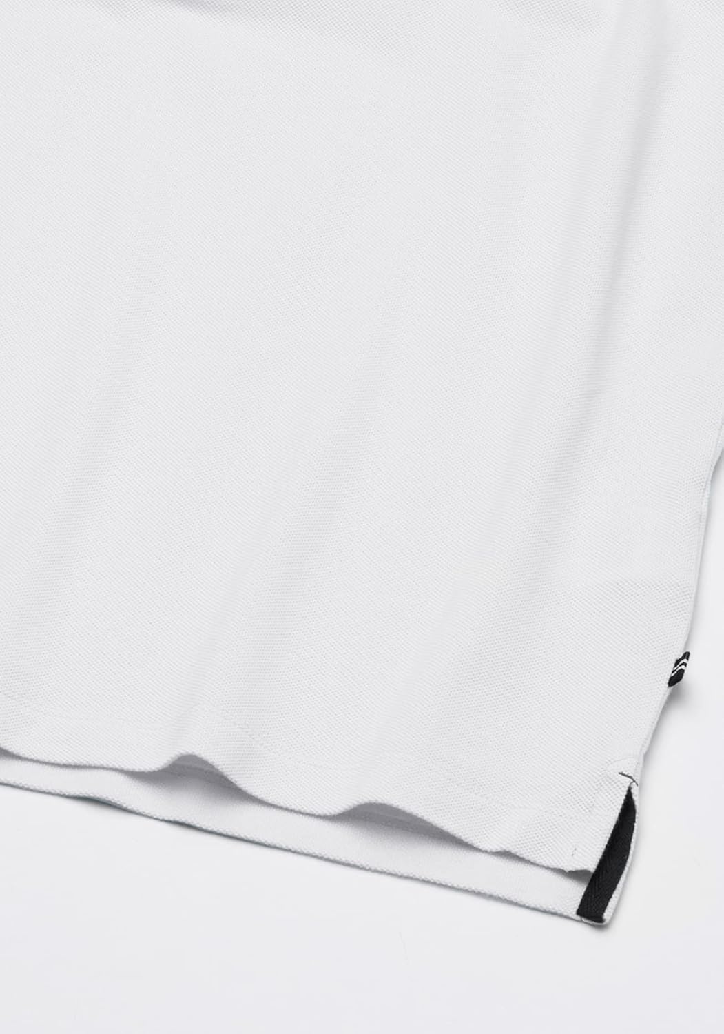 imageNautica Mens Short Sleeve Solid Cotton Pique Polo ShirtBright White Solid