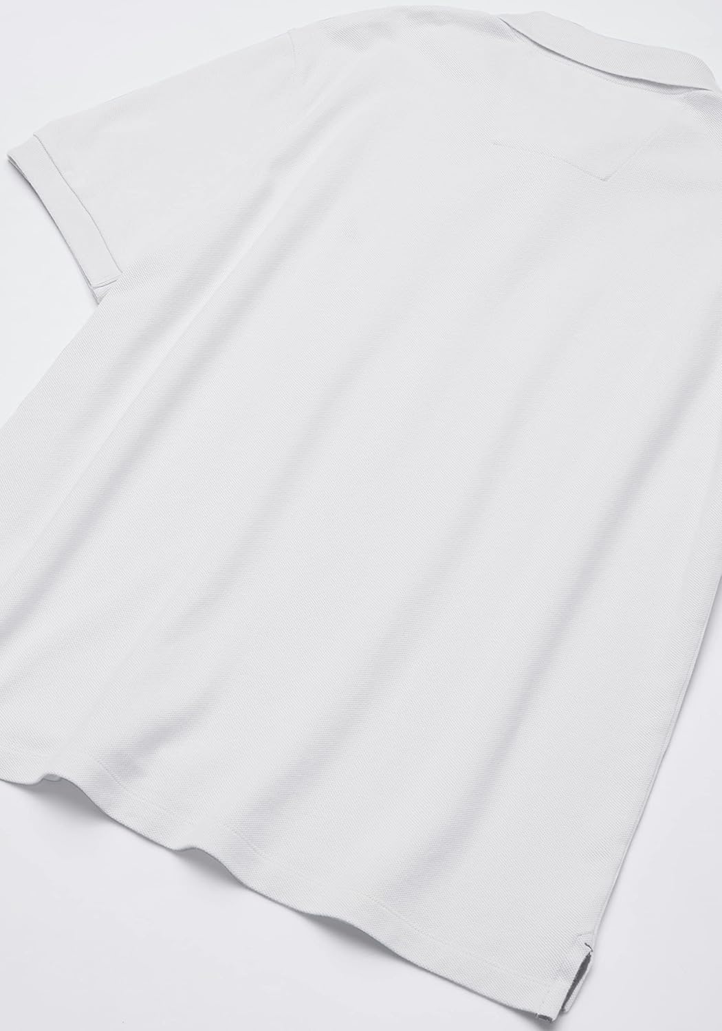 imageNautica Mens Short Sleeve Solid Cotton Pique Polo ShirtBright White Solid