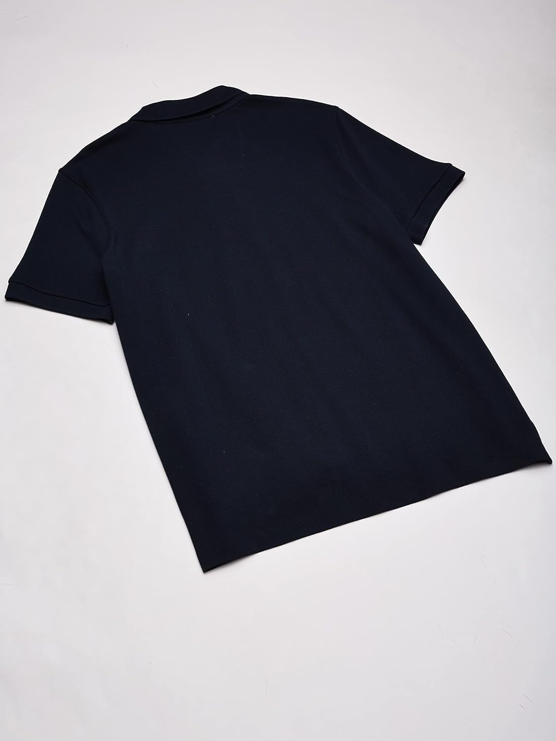 imageNautica Mens Short Sleeve Solid Cotton Pique Polo ShirtNavy Solid