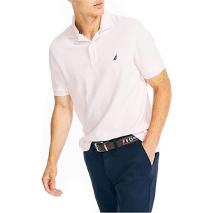 Nautica Men’s Sustainably Crafted Classic Fit Deck Polo(Cradle Pink)