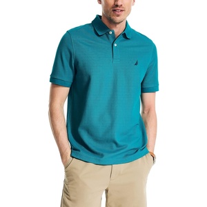 Nautica Men’s Sustainably Crafted Classic Fit Deck Polo(Harbor Jade)