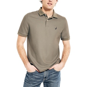 Nautica Men’s Sustainably Crafted Classic Fit Deck Polo(Hillside Olive)