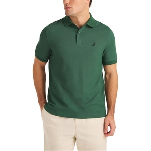 Nautica Men’s Sustainably Crafted Classic Fit Deck Polo(Hunter Green)