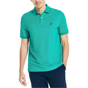 Nautica Men’s Sustainably Crafted Classic Fit Deck Polo(Pepper Green)