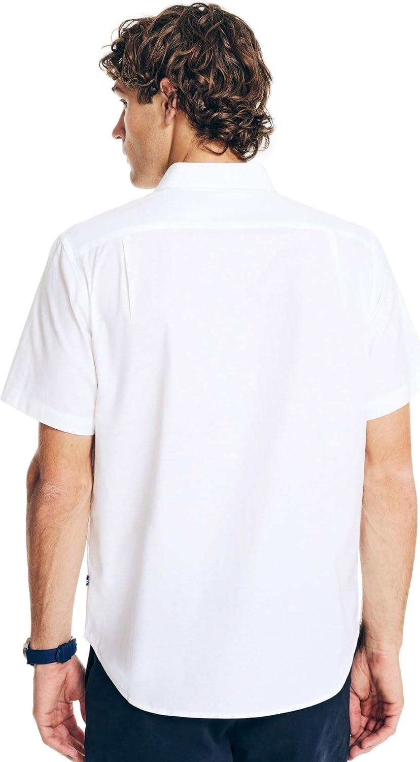 image:imageNautica Mens Nautica Mens Classic Fit Oxford ShirtNautica White