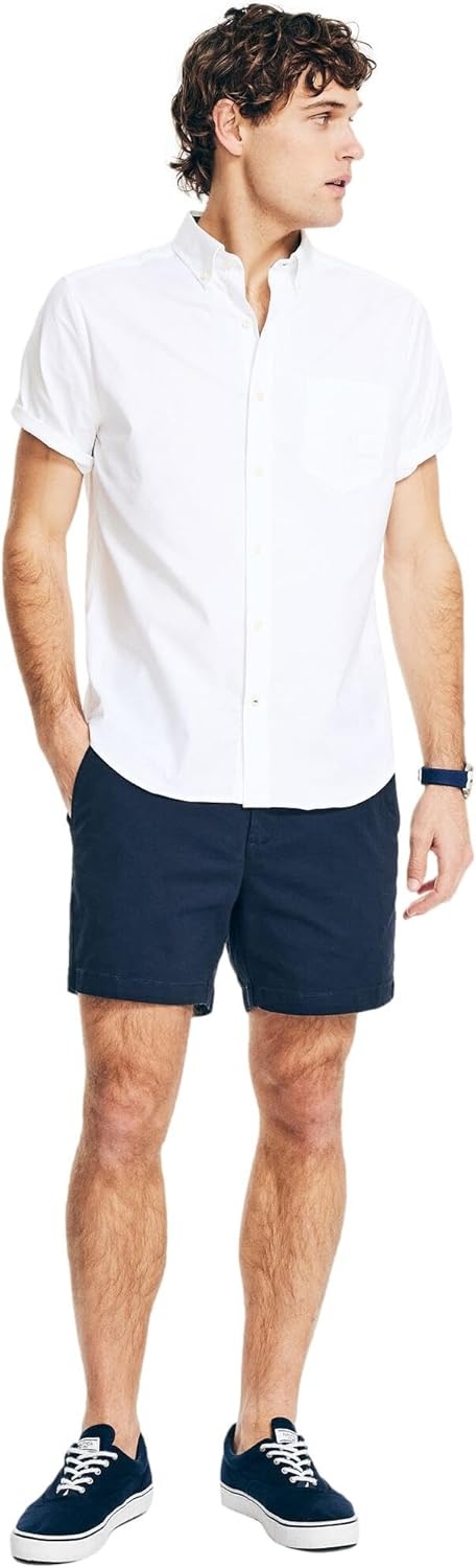 image:imageNautica Mens Nautica Mens Classic Fit Oxford ShirtNautica White