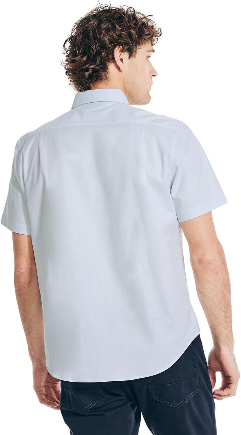 image:imageNautica Mens Nautica Mens Classic Fit Oxford ShirtSoft Blue