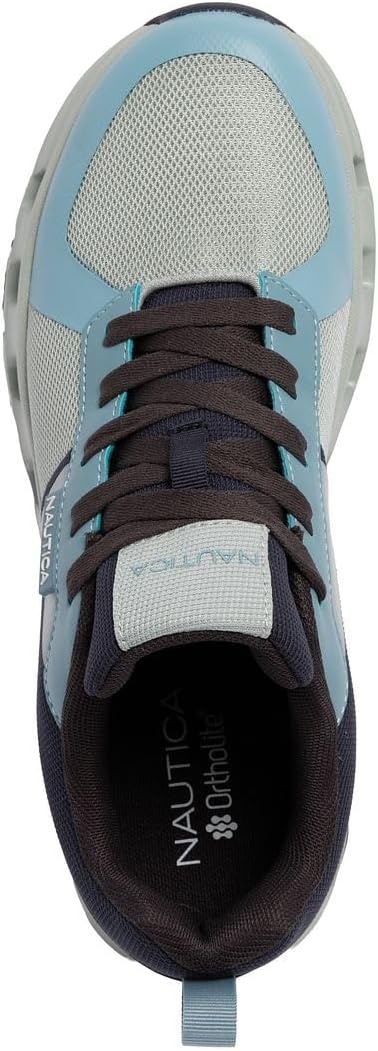 image:imageNautica Mens Running Sneakers Sport Fashion LaceUp Athletic Soft Shoes for Gym Tennis Men Cushioned Breathable Lightweight amp ComfortableGrey Blue