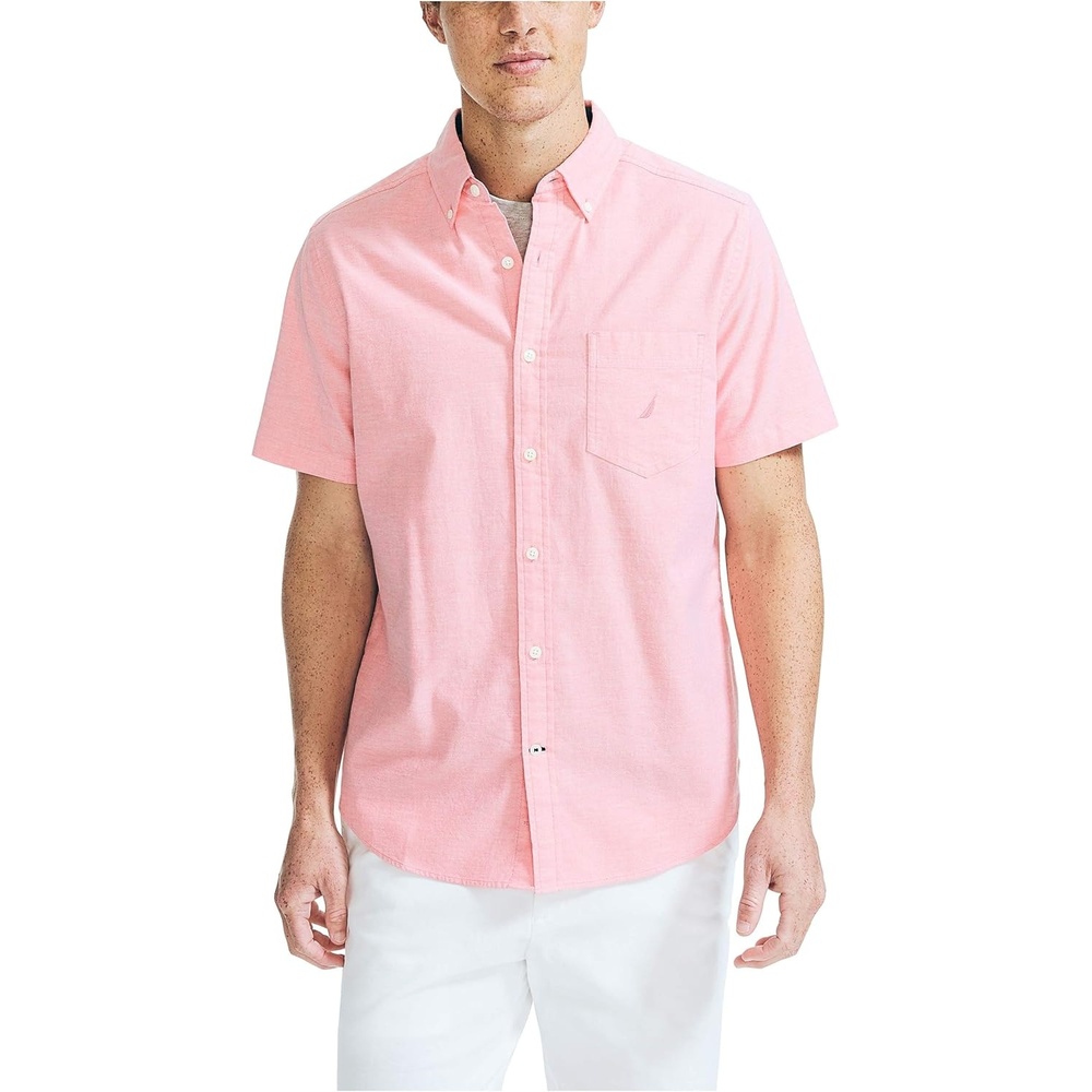 image:imageNautica Mens Nautica Mens Classic Fit Oxford ShirtSugar Coral