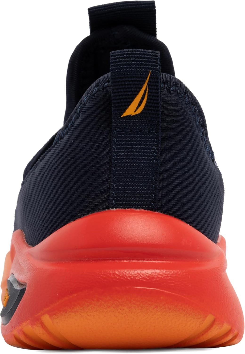 image:imageNautica Kids Athletic SlipOn Sneakers Comfortable Bungee Running Shoes for Boys and Girls Stylish and Supportive Footwear for Active Kids Big KidLittle KidToddlerNavy Red Orange
