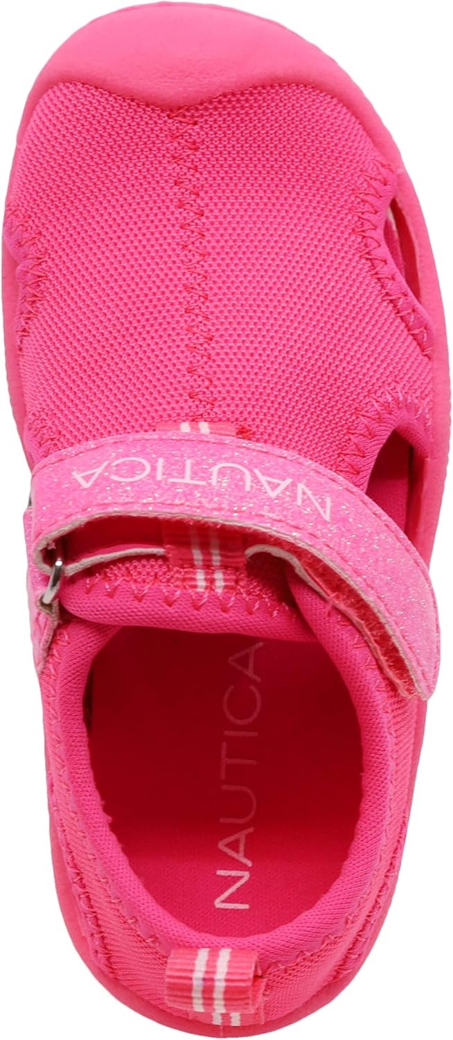 image:imageNautica Kids Water Shoes for Boys Girls Toddler Quick Dry Swim Shoes Aqua Socks Beach Pool Closed Toe Barefoot Summer Watershoes for Toddlers Size 512Neon Pink