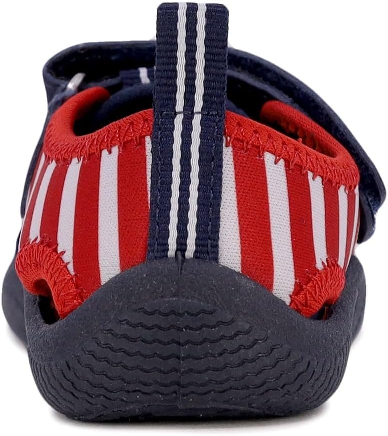 image:imageNautica Kids Water Shoes for Boys Girls Toddler Quick Dry Swim Shoes Aqua Socks Beach Pool Closed Toe Barefoot Summer Watershoes for Toddlers Size 512Stars and Stripes