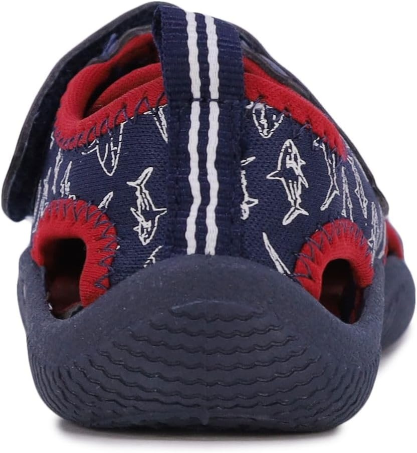 image:imageNautica Kids Water Shoes for Boys Girls Toddler Quick Dry Swim Shoes Aqua Socks Beach Pool Closed Toe Barefoot Summer Watershoes for Toddlers Size 512Blue