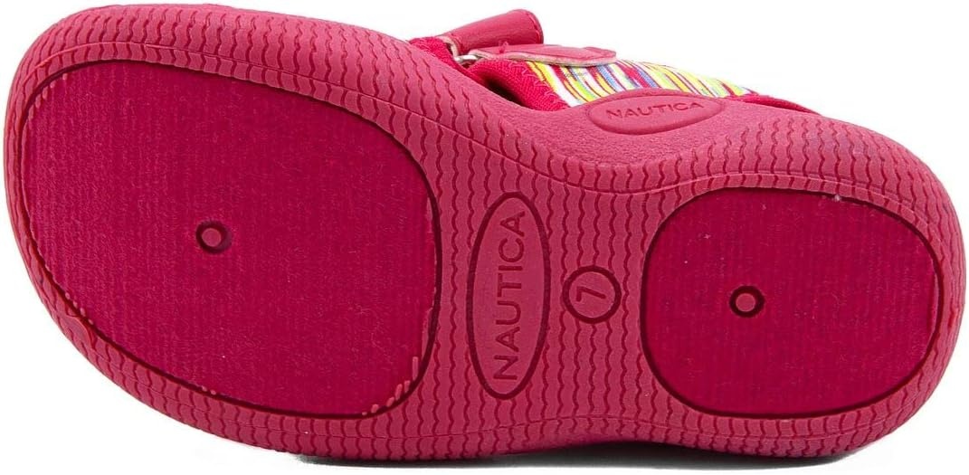 image:imageNautica Kids Water Shoes for Boys Girls Toddler Quick Dry Swim Shoes Aqua Socks Beach Pool Closed Toe Barefoot Summer Watershoes for Toddlers Size 512Neon Multi