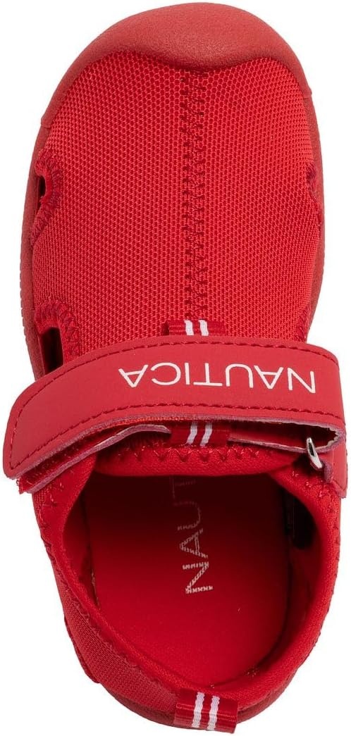 image:imageNautica Kids Water Shoes for Boys Girls Toddler Quick Dry Swim Shoes Aqua Socks Beach Pool Closed Toe Barefoot Summer Watershoes for Toddlers Size 512Red Small Mesh