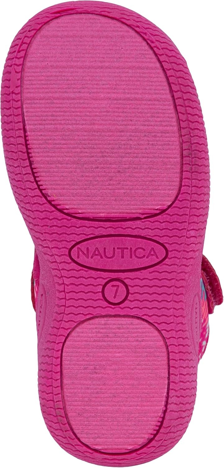 image:imageNautica Kids Water Shoes for Boys Girls Toddler Quick Dry Swim Shoes Aqua Socks Beach Pool Closed Toe Barefoot Summer Watershoes for Toddlers Size 512Pink Neo Tie Dye