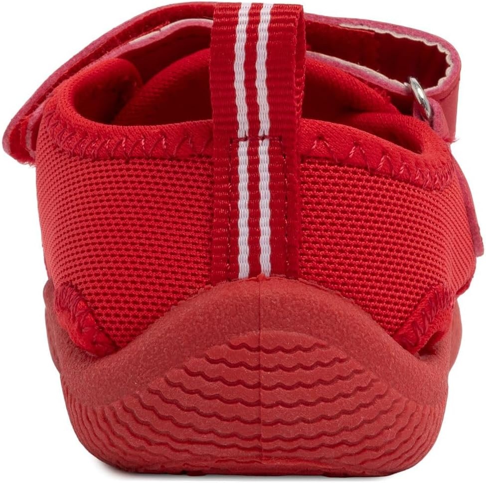 image:imageNautica Kids Water Shoes for Boys Girls Toddler Quick Dry Swim Shoes Aqua Socks Beach Pool Closed Toe Barefoot Summer Watershoes for Toddlers Size 512Red Small Mesh
