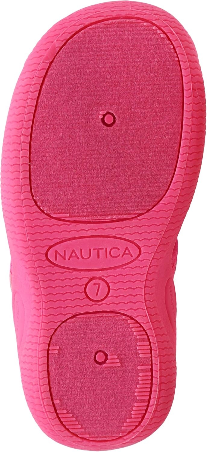 image:imageNautica Kids Water Shoes for Boys Girls Toddler Quick Dry Swim Shoes Aqua Socks Beach Pool Closed Toe Barefoot Summer Watershoes for Toddlers Size 512Neon Pink