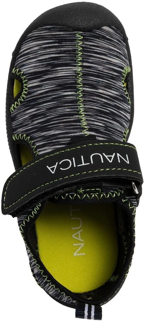 image:imageNautica Kids Water Shoes for Boys Girls Toddler Quick Dry Swim Shoes Aqua Socks Beach Pool Closed Toe Barefoot Summer Watershoes for Toddlers Size 512Black Multi