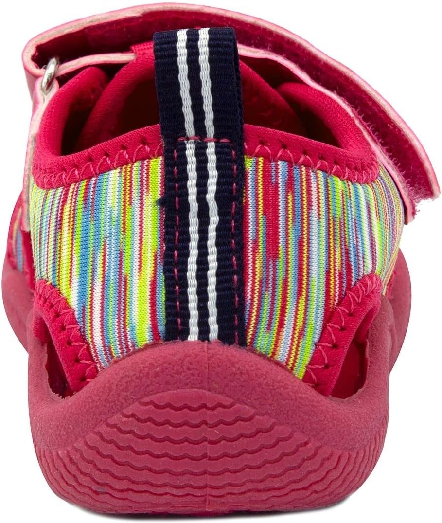 image:imageNautica Kids Water Shoes for Boys Girls Toddler Quick Dry Swim Shoes Aqua Socks Beach Pool Closed Toe Barefoot Summer Watershoes for Toddlers Size 512Neon Multi