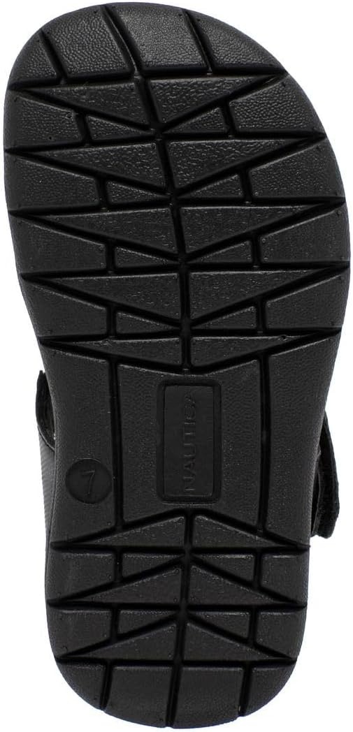 image:imageNautica Toddler Sandals ClosedToe Athletic Summer Shoes for Boys amp Girls with Adjustable Straps Perfect for Active Play Toddler amp Little Kid SizesBlack Mono