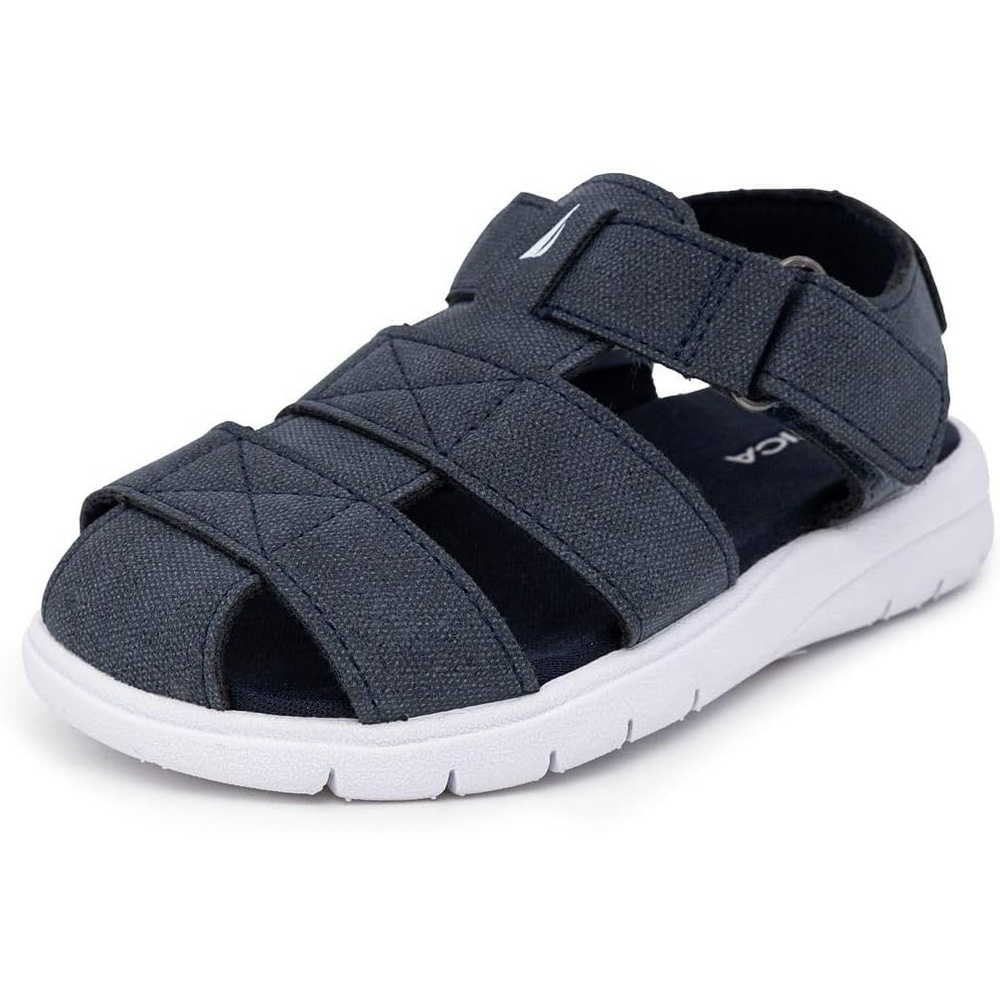 image:imageNautica Toddler Sandals  ClosedToe Athletic Summer Shoes for Boys amp Girls with Adjustable Straps Perfect for Active Play Toddler amp Little Kid SizesNavy