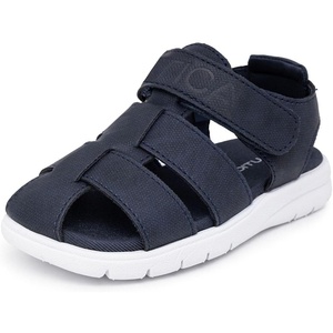 Nautica Toddler Sandals – Closed-Toe Athletic Summer Shoes for Boys & Girls with Adjustable Straps, Perfect for Active Play (Toddler & Little Kid Sizes)(Navy White)