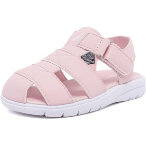 Nautica Toddler Sandals – Closed-Toe Athletic Summer Shoes for Boys & Girls with Adjustable Straps, Perfect for Active Play (Toddler & Little Kid Sizes)(Blush)