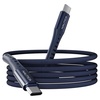 image:imageNautica USBC to USBC Cable 15W HighSpeed Charging Durable Braided Cable Premium Quality Universal Compatibility Navy