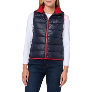 Nautica Women’s Zipup Sleeveless Puffer Vest Jacket(Night Sky)