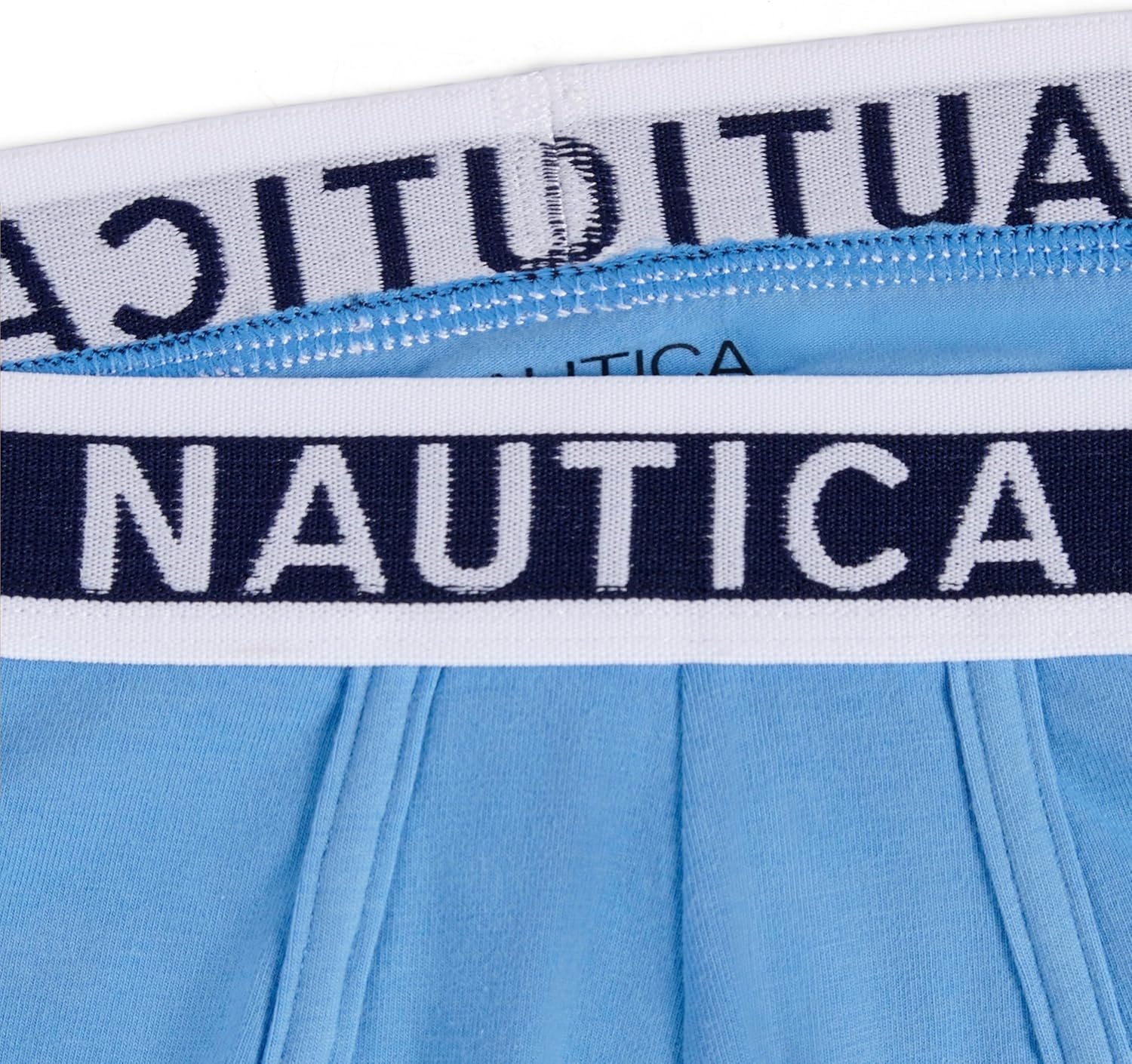 image:imageNautica Mens Classic Cotton Stretch 3Pack BriefsPeacoatAero BlueSea Cobalt