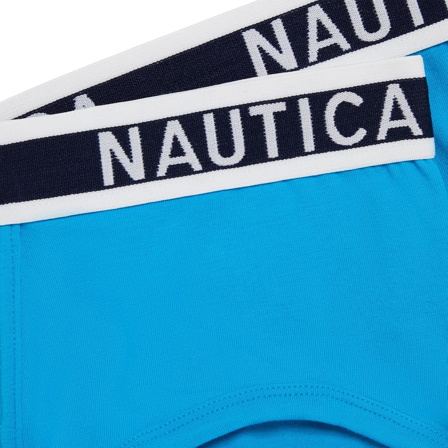 image:imageNautica Mens Classic Cotton Stretch 3Pack BriefsPeacoatHeather GreyHawaiian Ocean