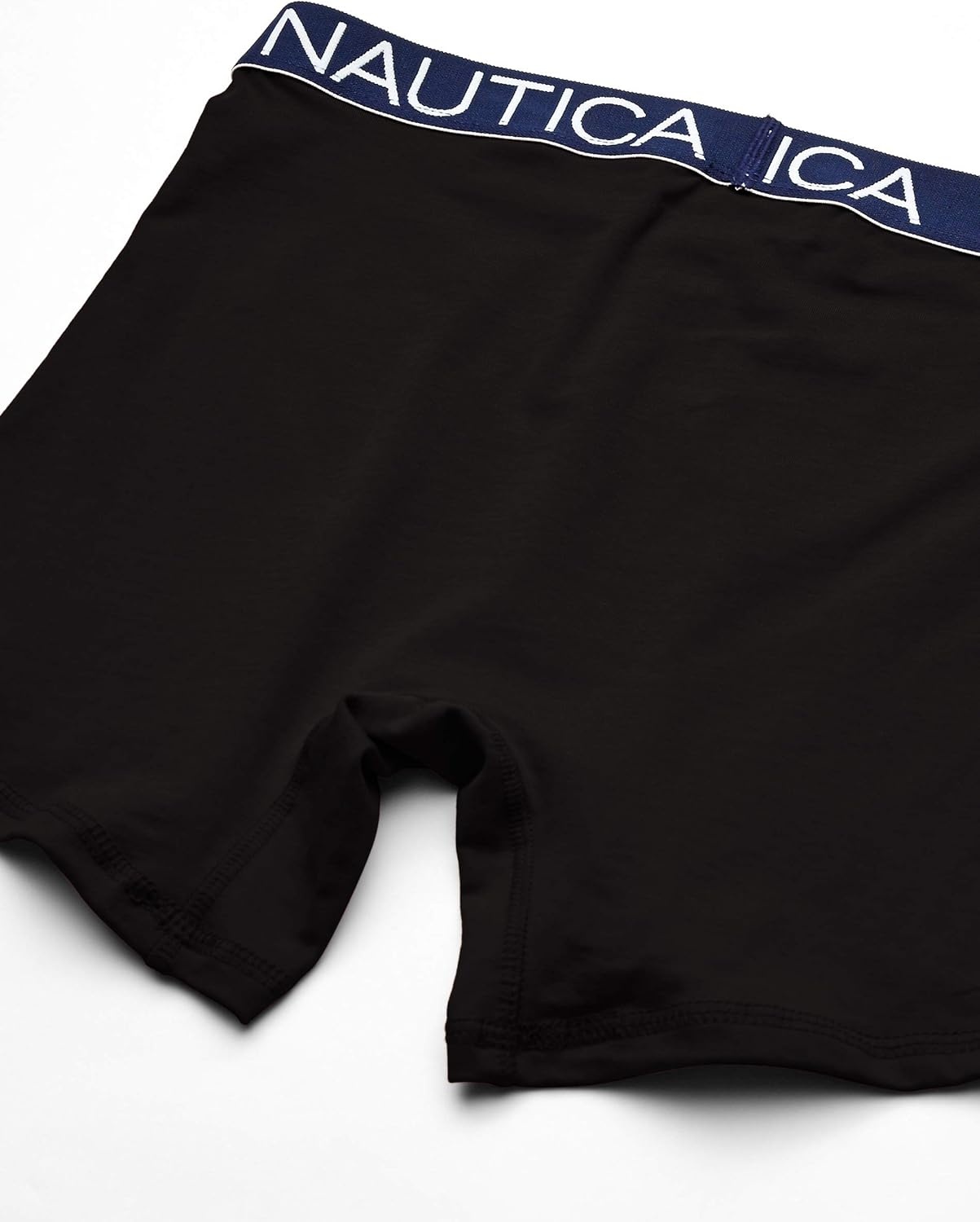 image:imageNautica Mens Cotton Stretch 4 Pack Boxer BriefsBlack