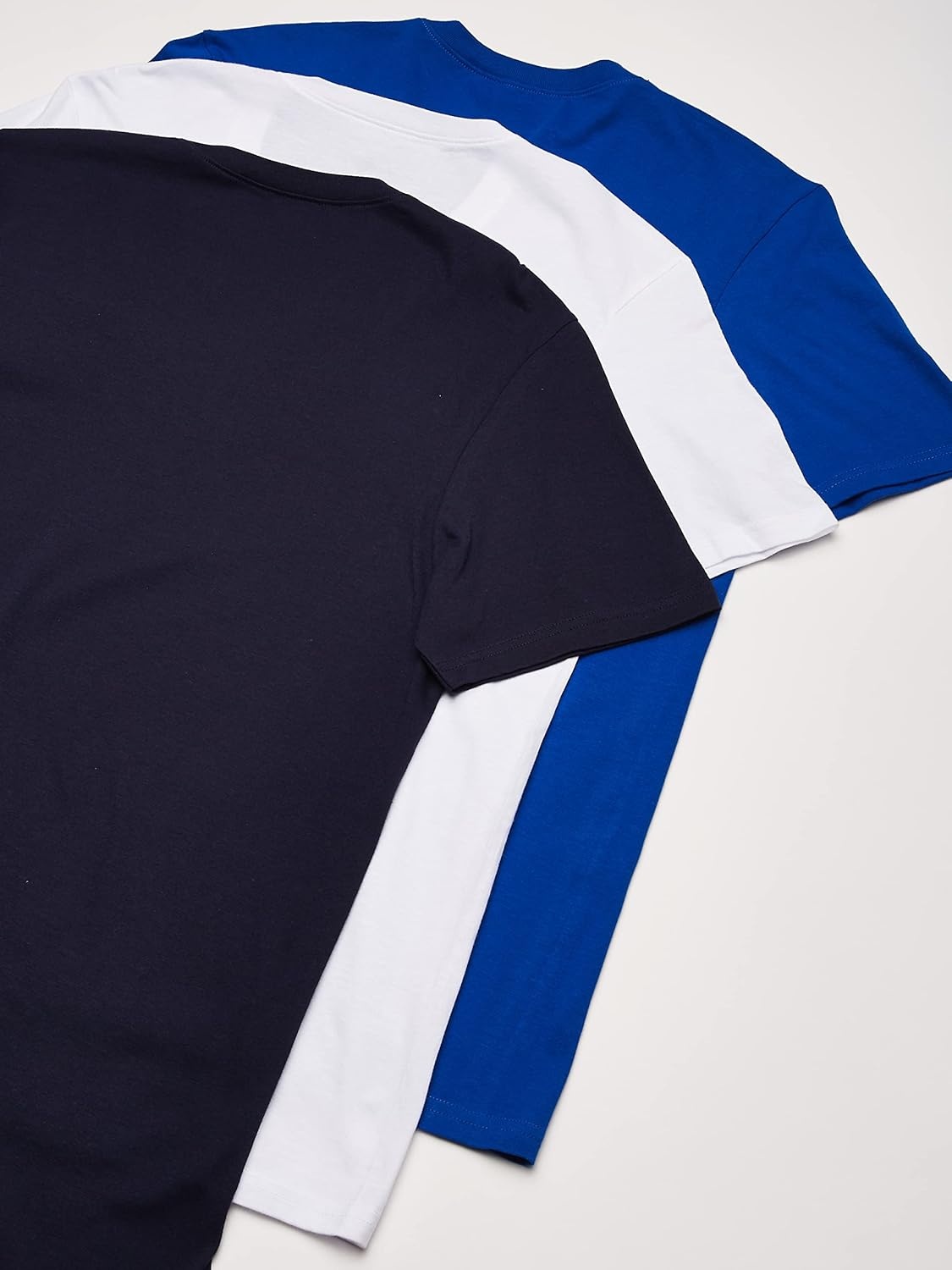 image:imageNautica Mens Cotton VNeck 3Pack TShirtsPeacoatCobaltWhite 3 Pack