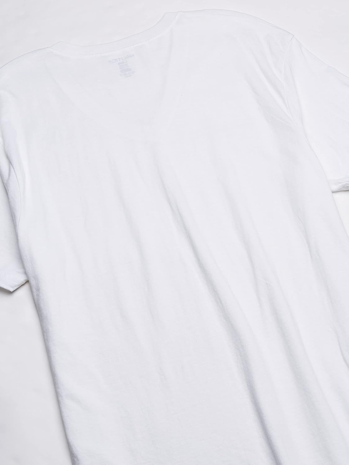 image:imageNautica Mens Cotton VNeck 3Pack TShirtsWhite New 3 Pack