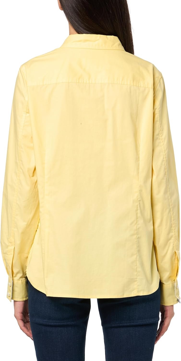 image:imageNautica Womens Button Front Long Sleeve Roll Tab ShirtSunshine