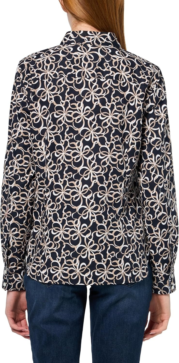 image:imageNautica Womens Jeans Long Sleeve Button Down Collared Shirt Night Sky Multi XLarge