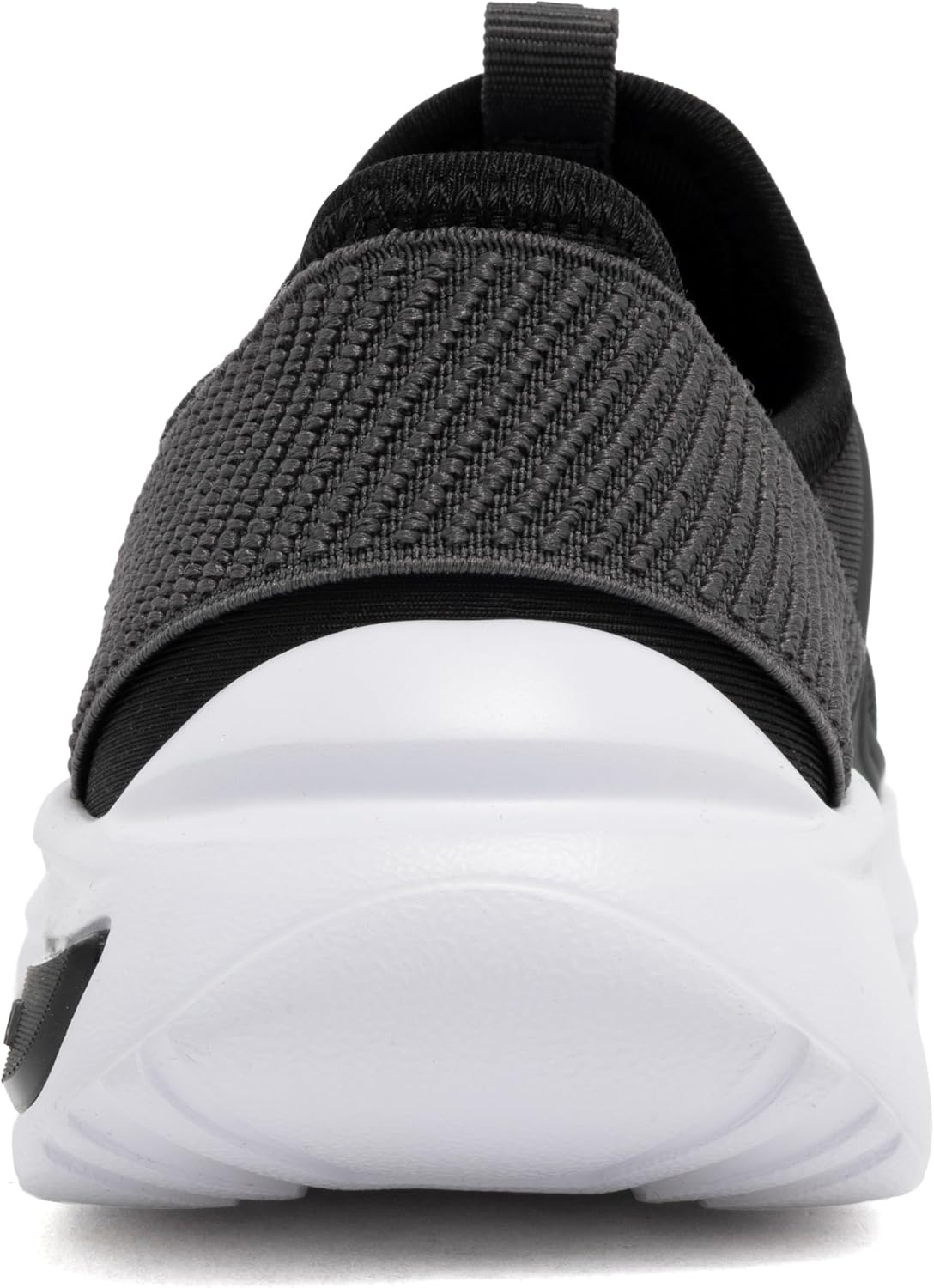 image:imageNautica Kids Athletic SlipOn Sneakers Comfortable Bungee Running Shoes for Boys and Girls Stylish and Supportive Footwear for Active Kids Big KidLittle KidToddlerBlack Grey