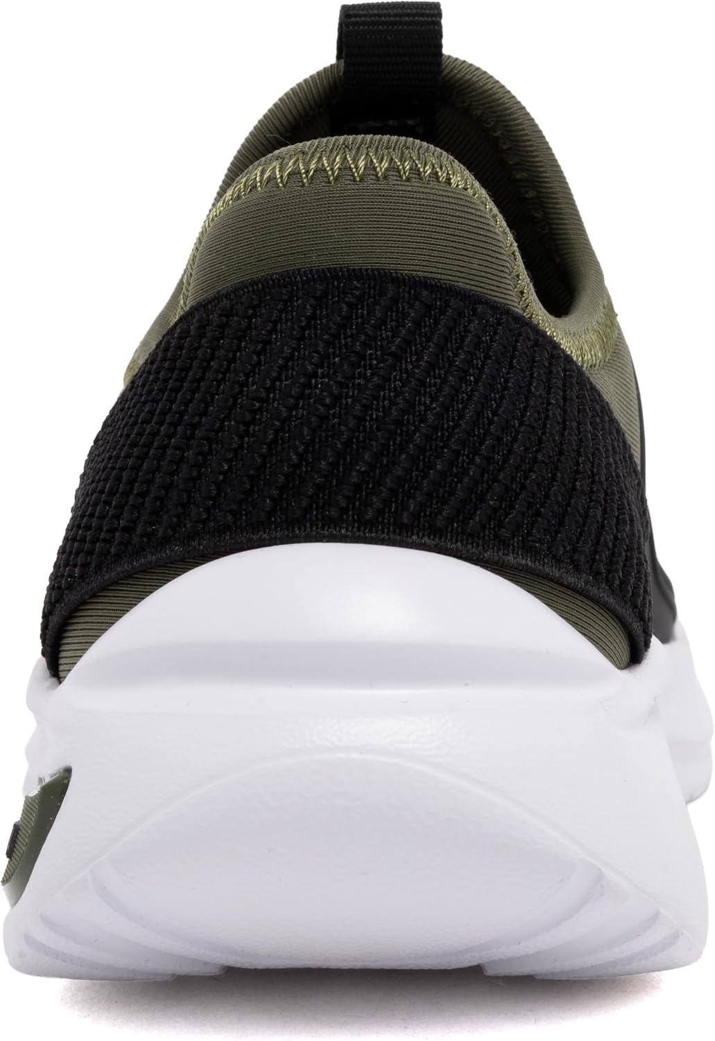 image:imageNautica Kids Athletic SlipOn Sneakers Comfortable Bungee Running Shoes for Boys and Girls Stylish and Supportive Footwear for Active Kids Big KidLittle KidToddlerOlive Black