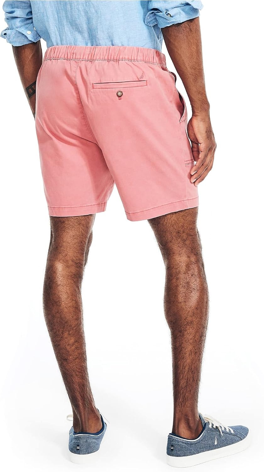 image:imageNautica Mens 7 Pullon Boardwalk ShortMineral Red