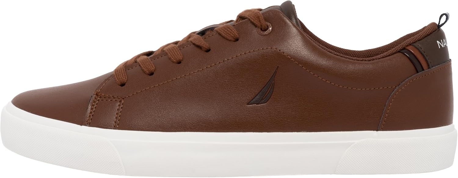 image:imageNautica Mens Casual Shoe Classic LaceUp Low Top Loafer Fashion Sneaker in Medium amp Wide Width SizesCognac