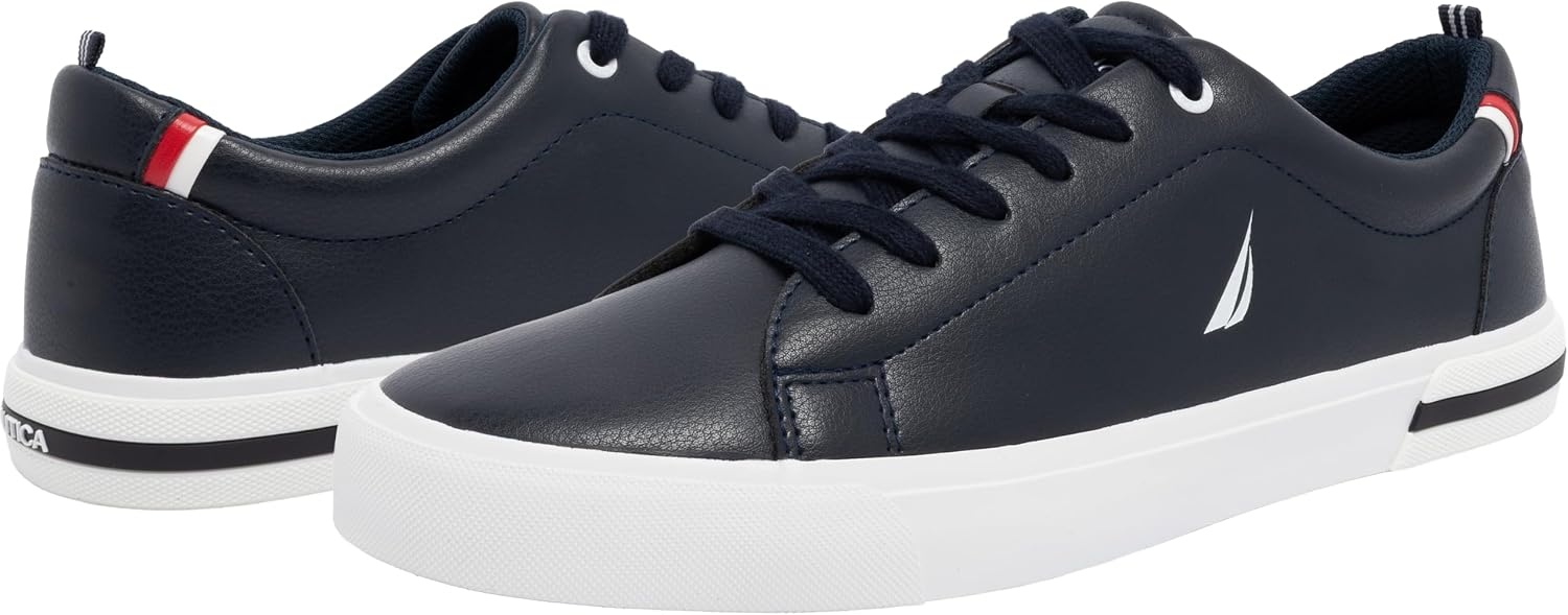image:imageNautica Mens Casual Shoe Classic LaceUp Low Top Loafer Fashion Sneaker in Medium amp Wide Width SizesNavy