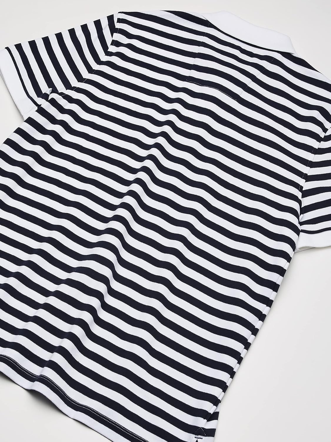 image:imageNautica Mens Classic Fit 100 Cotton Soft Short Sleeve Stripe Polo ShirtBright White 2