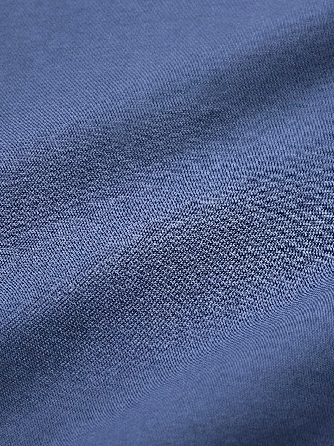 image:imageNautica Mens Classic Fit Short Sleeve Dual Tipped Collar Polo ShirtBlue Indigo Solid