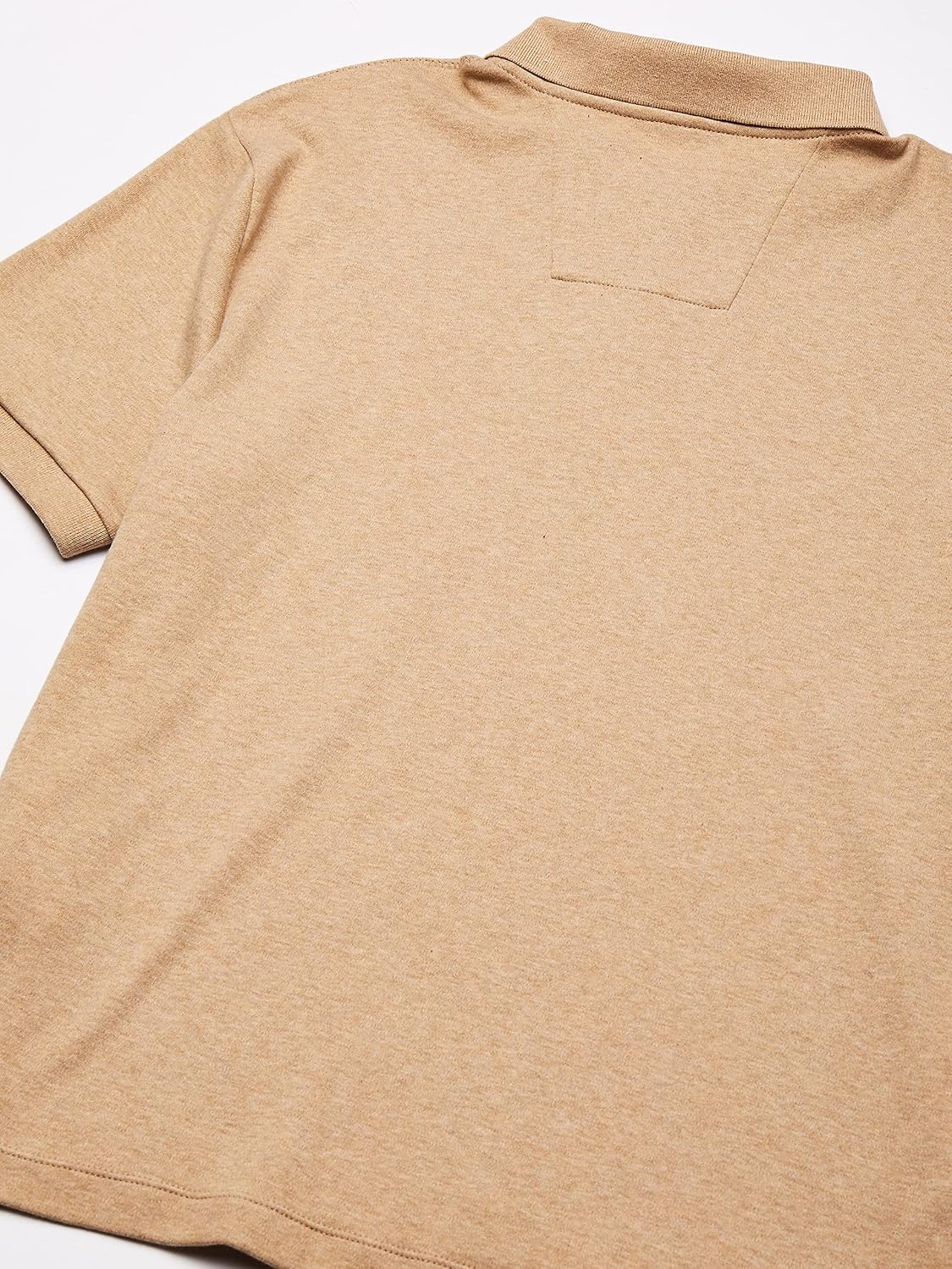 image:imageNautica Mens Classic Fit Short Sleeve Dual Tipped Collar Polo ShirtCoastal Camel Heather