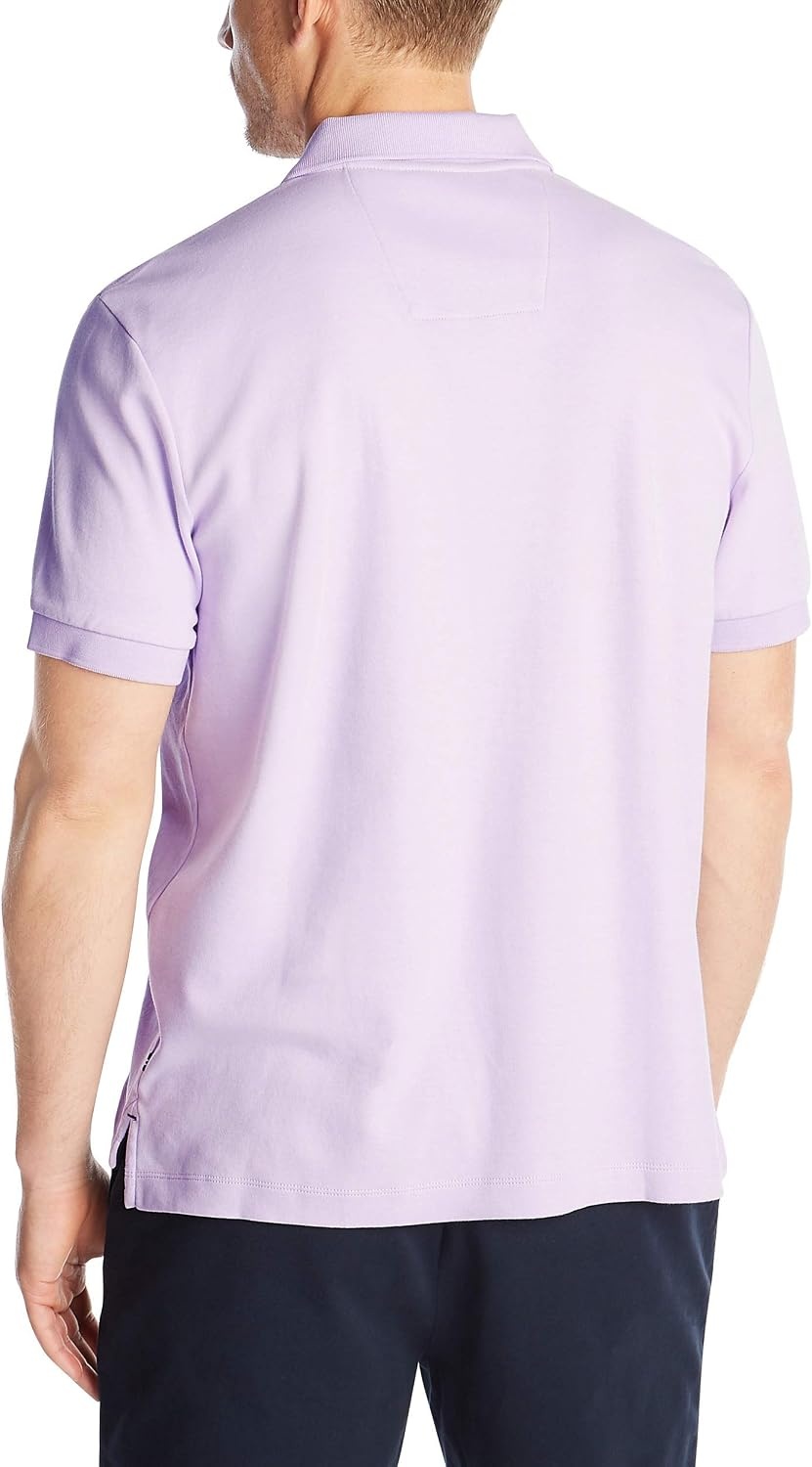 image:imageNautica Mens Classic Fit Short Sleeve Dual Tipped Collar Polo ShirtLavendula