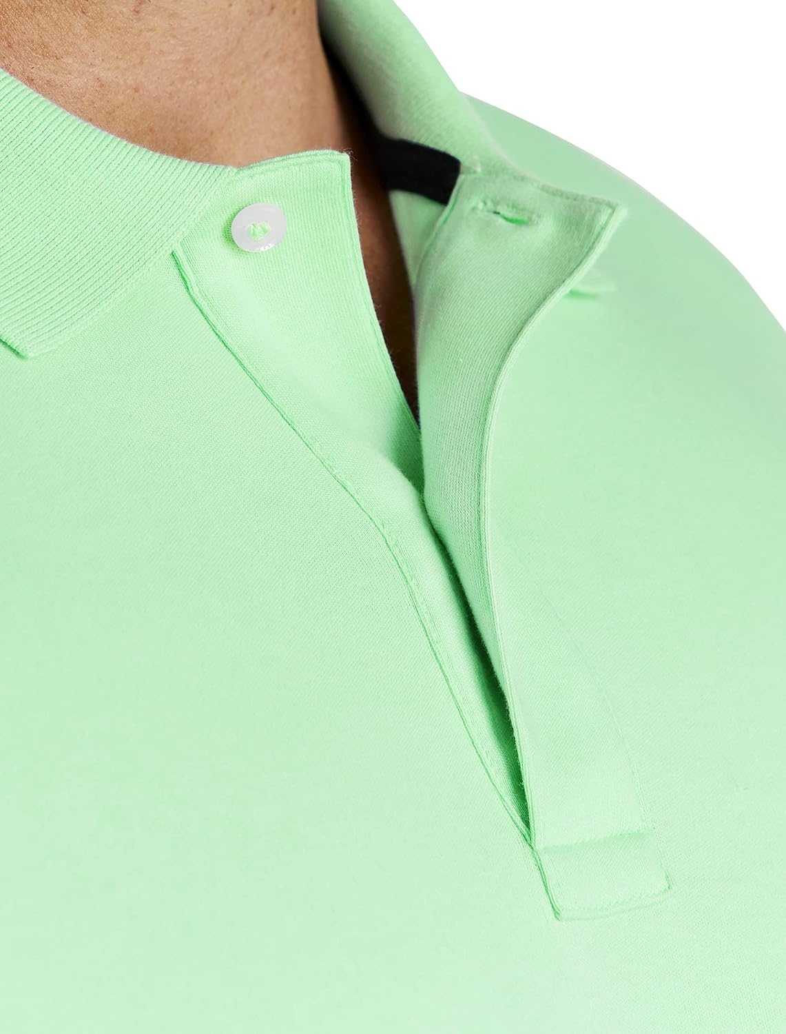 image:imageNautica Mens Classic Fit Short Sleeve Dual Tipped Collar Polo ShirtNew Ash Green