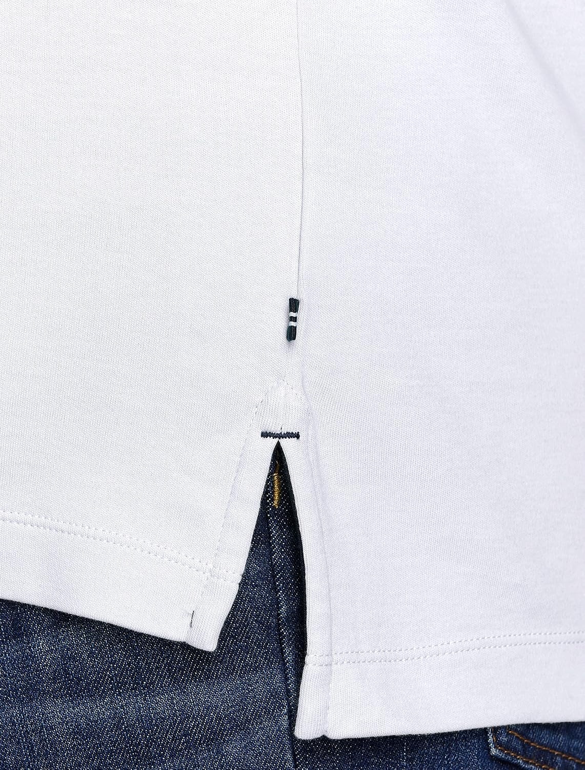 image:imageNautica Mens Classic Fit Short Sleeve Dual Tipped Collar Polo ShirtWhite